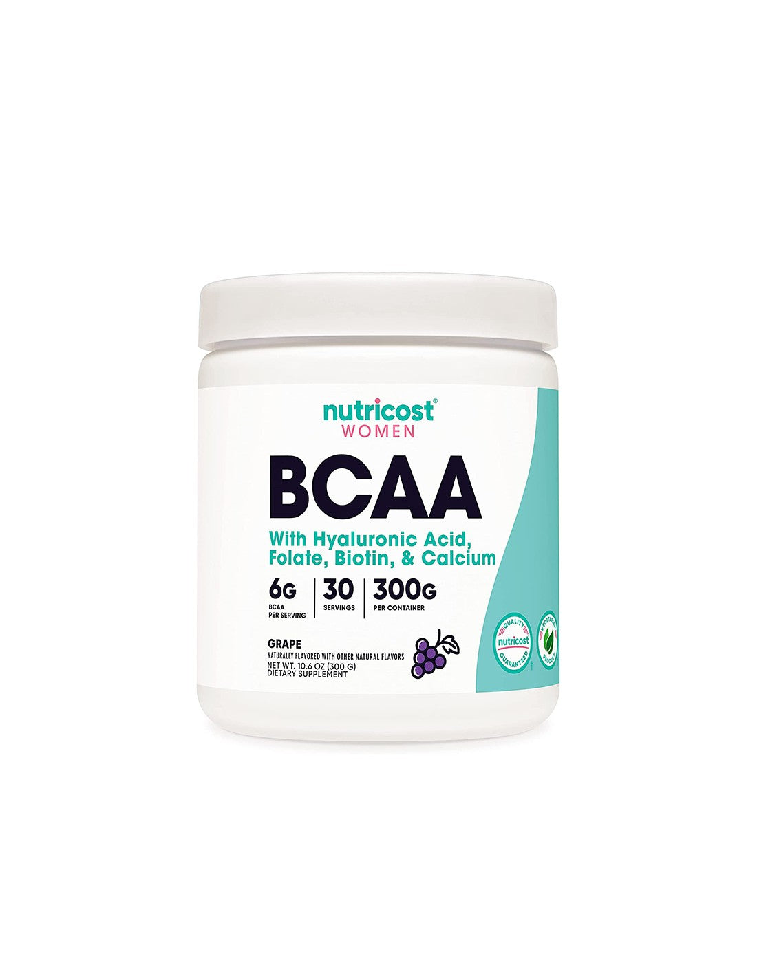 Аминокиселини с разклонена верига за жени - BCAA - (гроздов аромат), 300 g прах