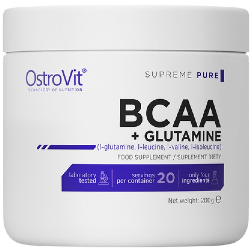 BCAA + глутамин на прах - 200 грама