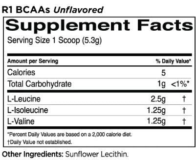 BcaaS нефункционални | 100% микронизирани 2: 1: 1 BCAA Формула - 318 грама