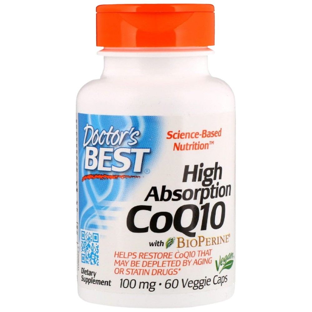 Най -добър COQ10 с биоперин 100 mg - 60 капсули