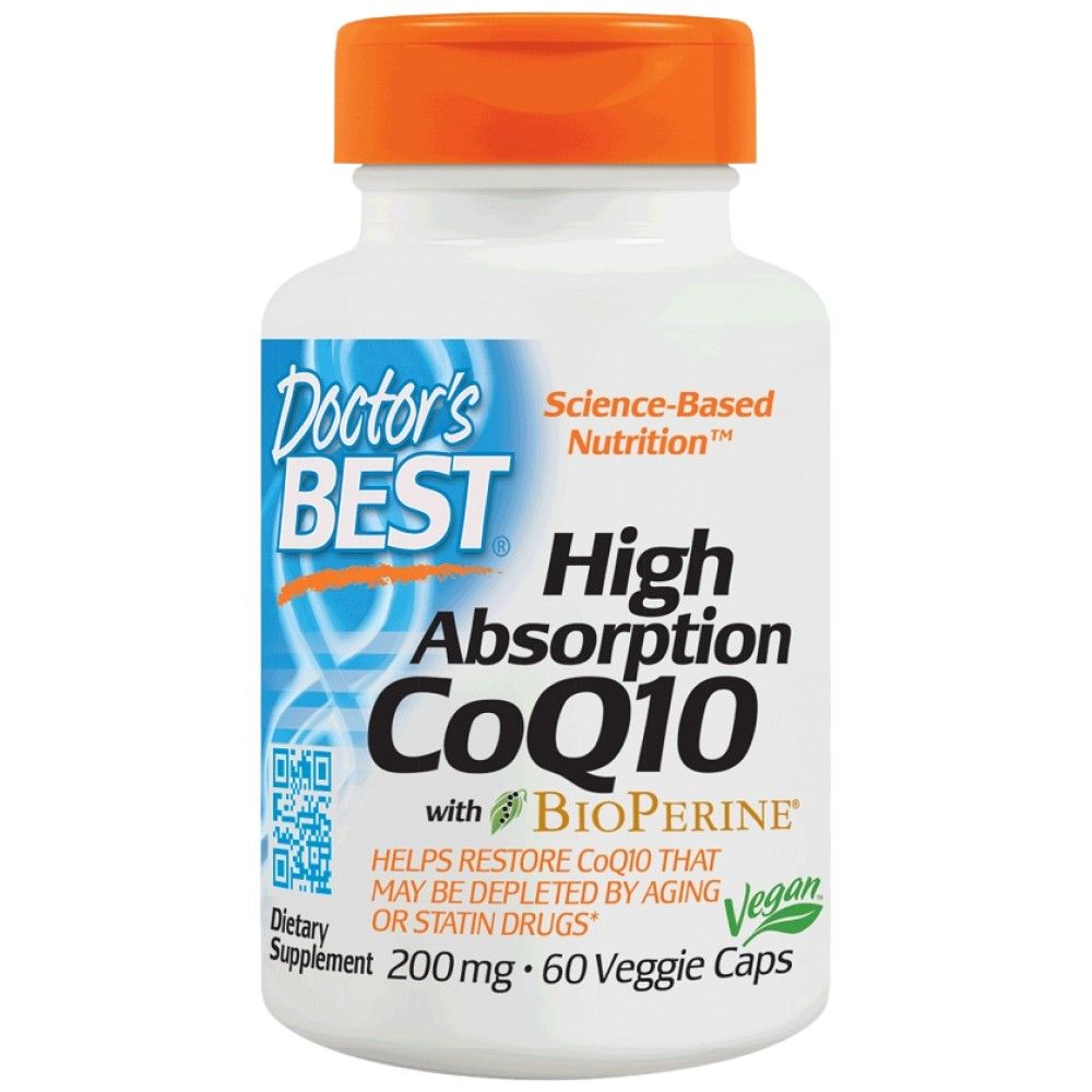Най -добър COQ10 с биоперин 200 mg - 60 капсули