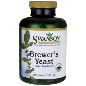 Brewer's Yeast 500 mg 500 Tablets - Nutra Best Europe