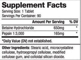 Betaine hcl 650 mg / 90 раздели