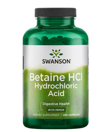 Betaine HCl солна киселина с пепсин - 250 капсули