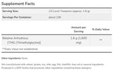 Betaine Powder | Издръжливост - 170 грама
