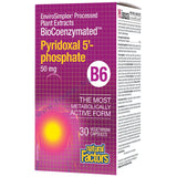 Биокоензимиран P-5-P / пиридоксал 5-фосфат В6 50 mg-30 капсули
