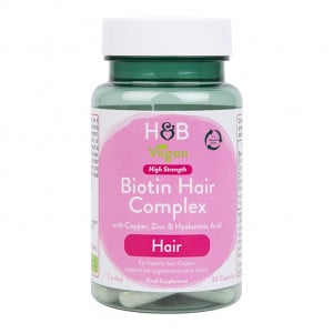 Биотин Комплекс за коса (Комплекс за коса на биотин) 30 капсули Holland & Barrett