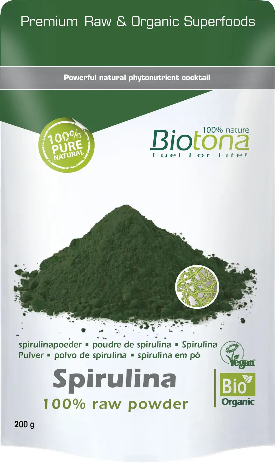 <tc>Biotona</tc> органична спирулина 200гр