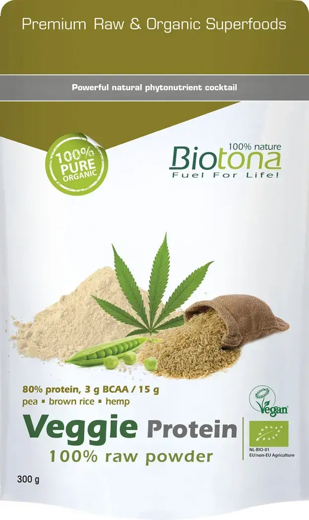 <tc>Biotona</tc> органичен веган протеин 300гр