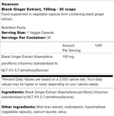 Екстракт от черен джинджифил 100 mg 30 капсули