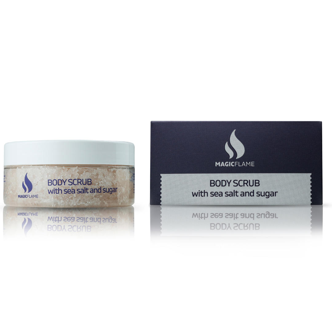 Скраб за тяло с морска сол и захар
