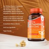 Витамин C 1000 mg с цинк (Albion® Zinc) 15 mg 210 таблетки <tc>Nutravita</tc>