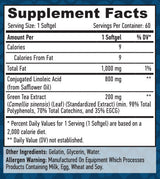 CLA + зелен чай / 60 Softgels