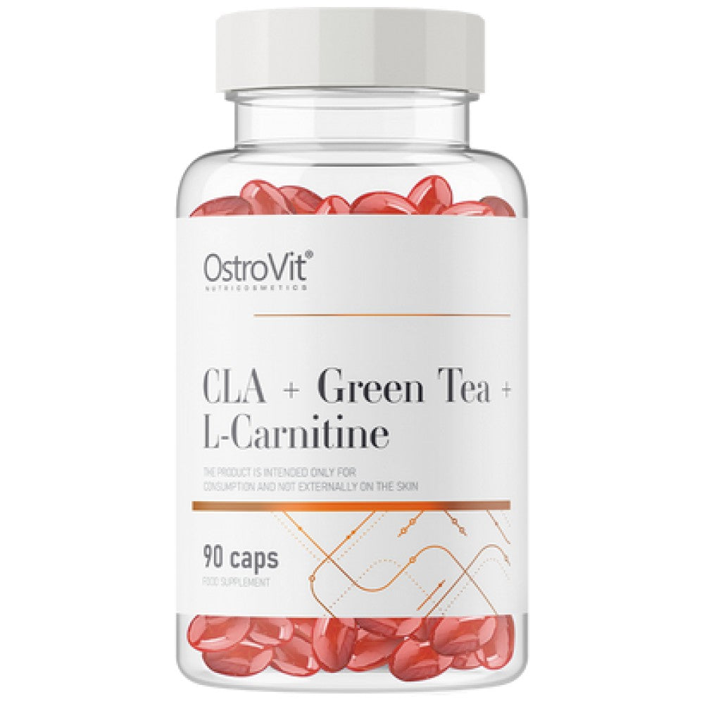 CLA + зелен чай + L-карнитин 90 гел капсули