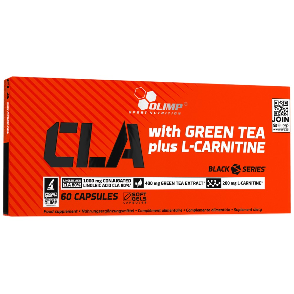 CLA, зелен чай плюс L-карнитин | Спортно издание - 60 капсули