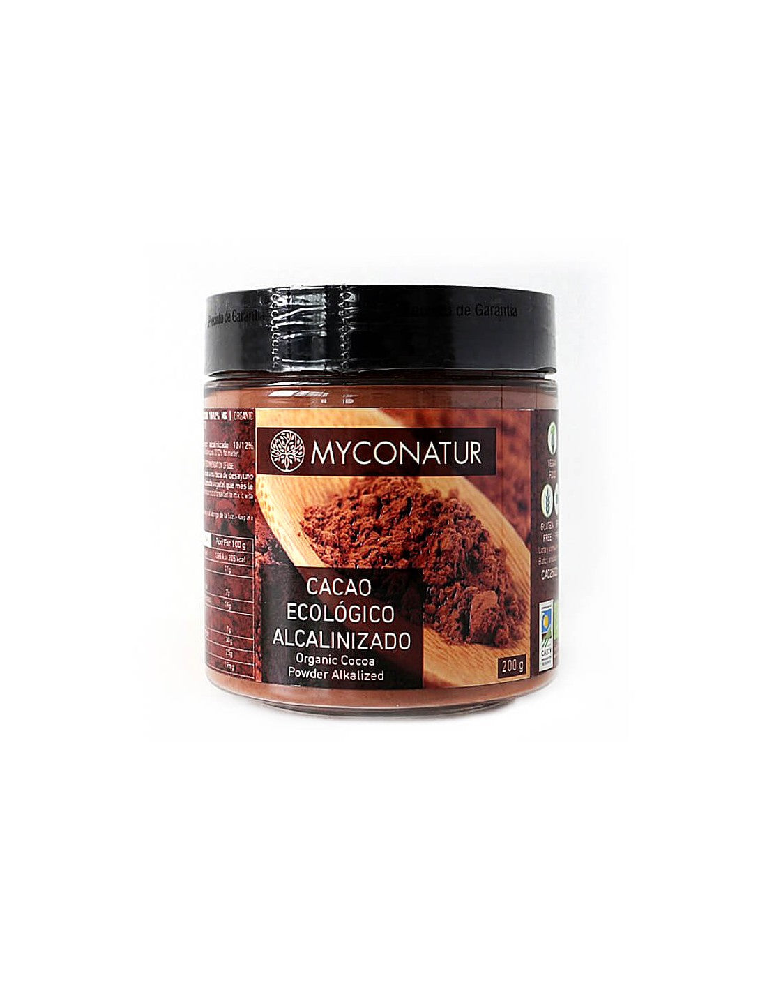 Cacao alcalinizado, Bio - Био алкализирано какао на прах, 200 гр <tc>Myconatur</tc>