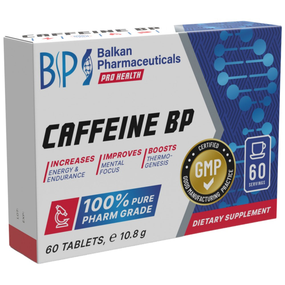 Кофеин BP 100 mg - 60 таблетки
