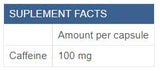 Кофеинова енергия 100 mg - 90 капсули