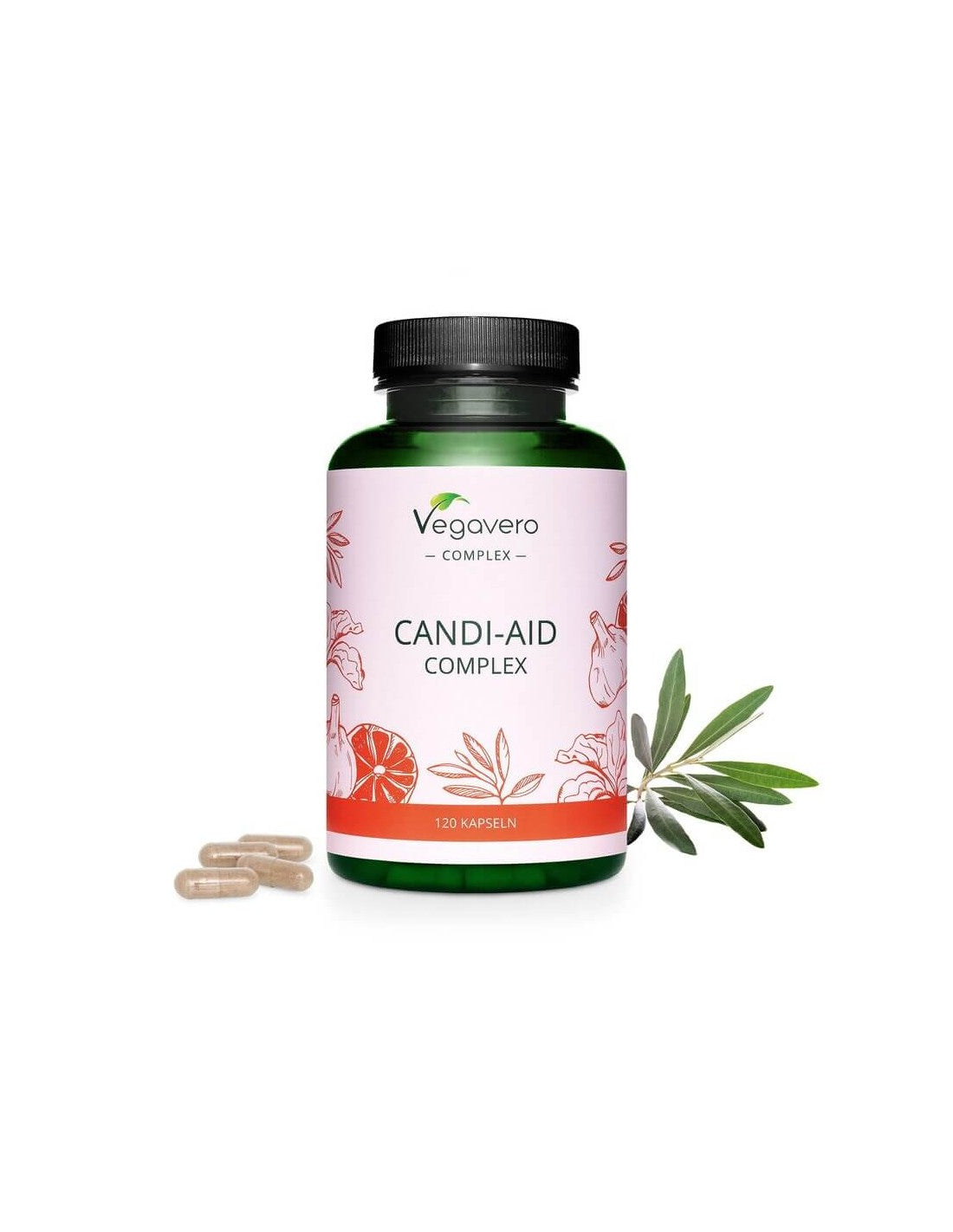 Candi-Aid Complex, 120 капсули, 100% веган <tc>Vegavero</tc>