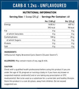 CARB-X | 100% циклични декстринови въглехидрати - 1200 грама