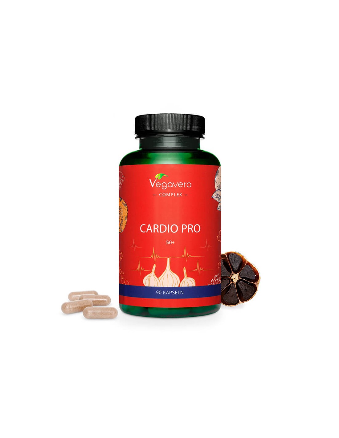 Cardio Pro 50+ - Формула за здраво сърце, 90 <tc>Vegavero</tc> Капсули