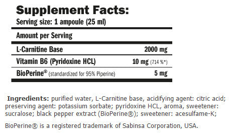 Carniline ® Pro Fitness 2000/25ml./1 усилвател.