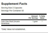 Котешки нокът 500 mg - 100 капсули