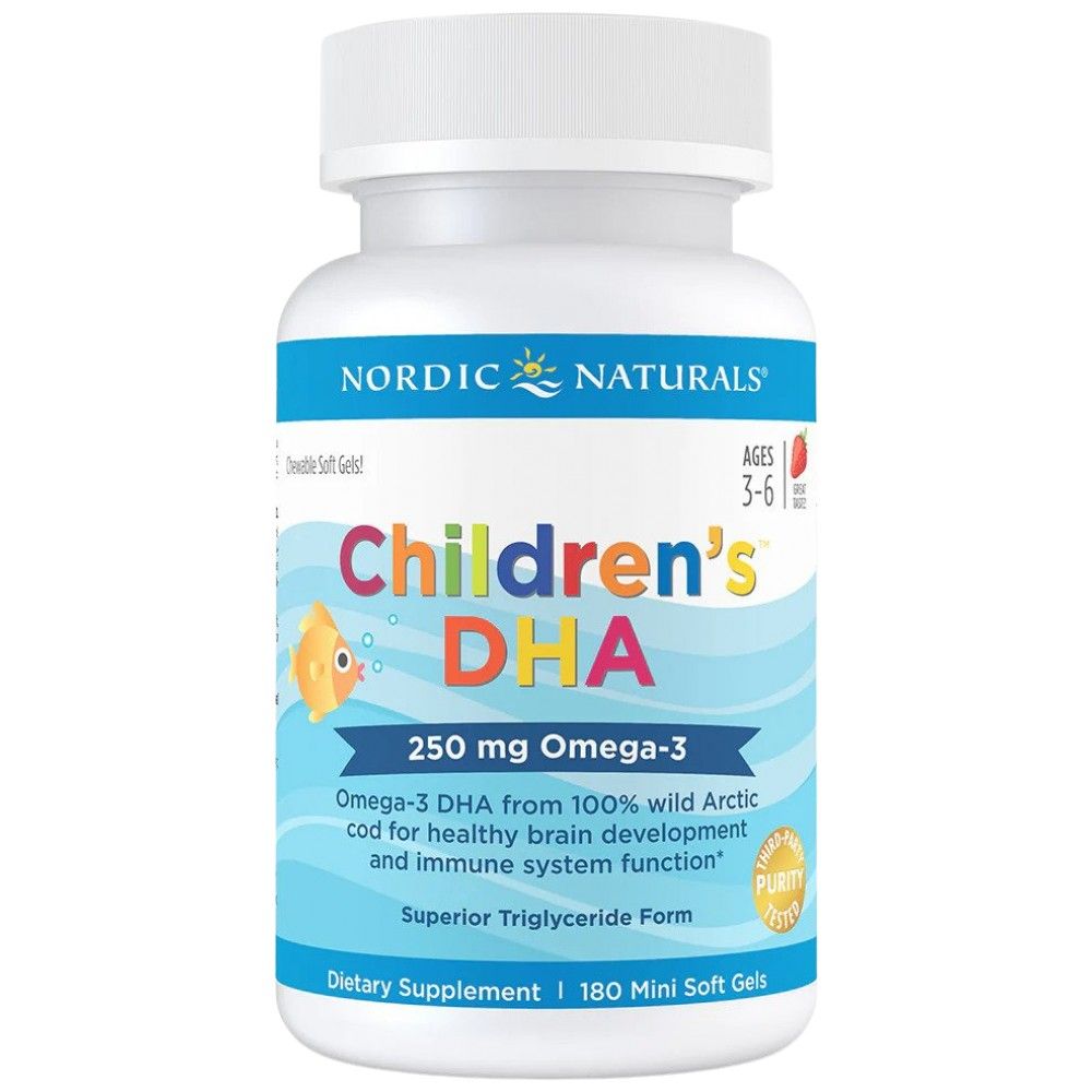 Детски DHA 250mg - 180 гел капсули