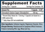 Хлорофил 100 mg. 90 VCAPS