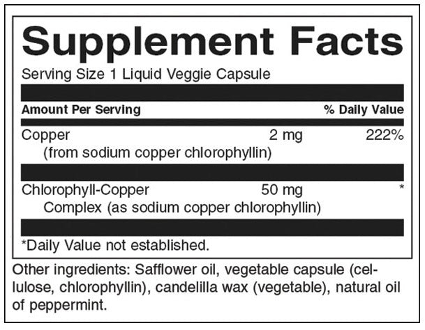 Хлорофил 104 mg - 90 капсули