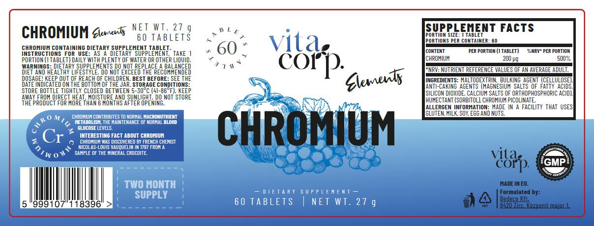 Хром пиколинит 200 mcg - 60 таблетки