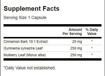 Cinnamon Gymnema Mulberry Complex 525 mg - 120 капсули