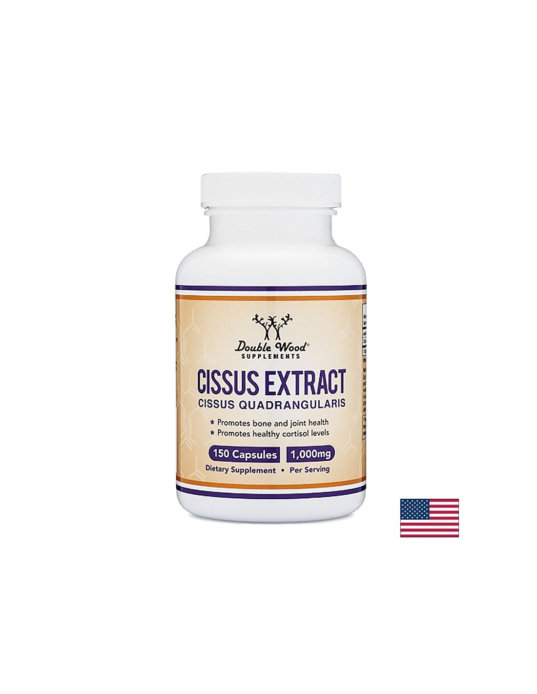 Екстракт от цисус, 1000 mg, 150 капсули <tc>Double Wood</tc>