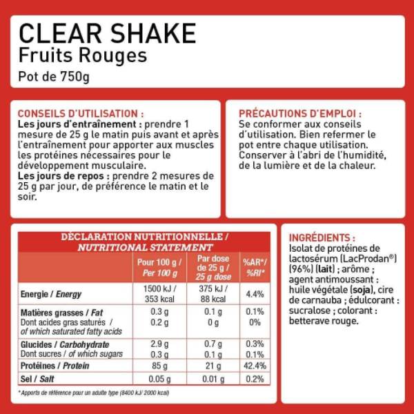 Clear Shake | Изолатна суроватъчна протеинова вода - 750 грама