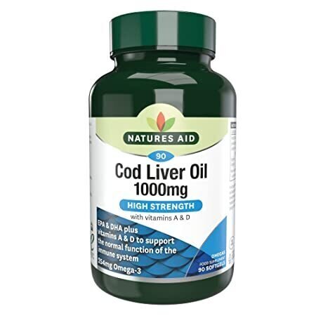 Масло от черен дроб на треска 1000mg 90 softgels naturesaid