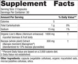 Комплекс за познаване на гъби | С Lion's Mane & Bacopa - 60 капсули