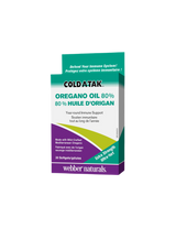 Cold-A-Tak® Oregano Oil Допълнителна сила / риган (масло / 80% Carvacrol), 180 mg, 30 меки капсули