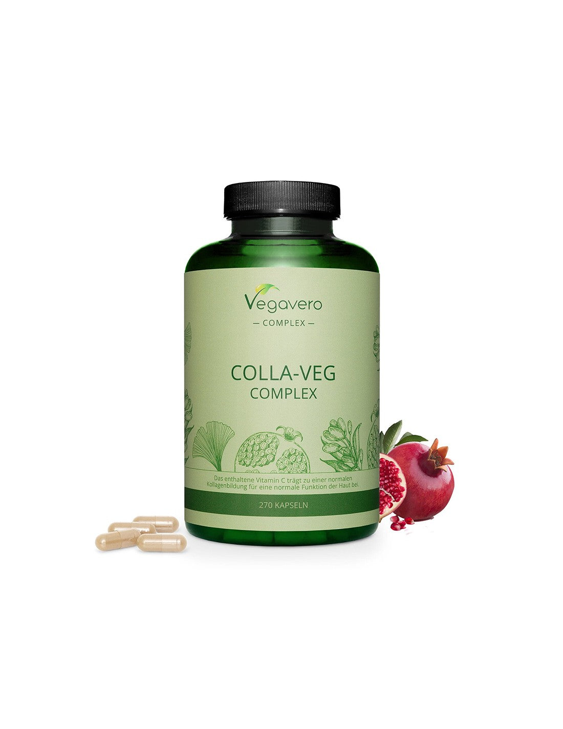 Комплекс Colla -Veg Complex / Vegan Collagen - Vegan Collagen Complex, 270 капсули