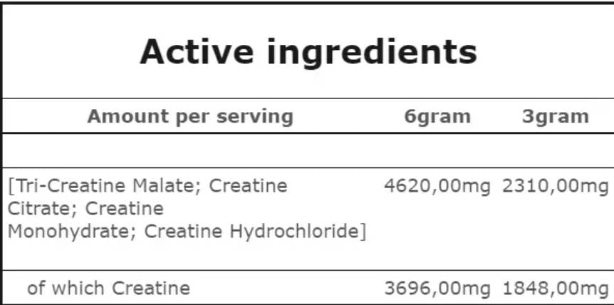 Crea Xtreme Powder | Креатин матрица - 180 грама
