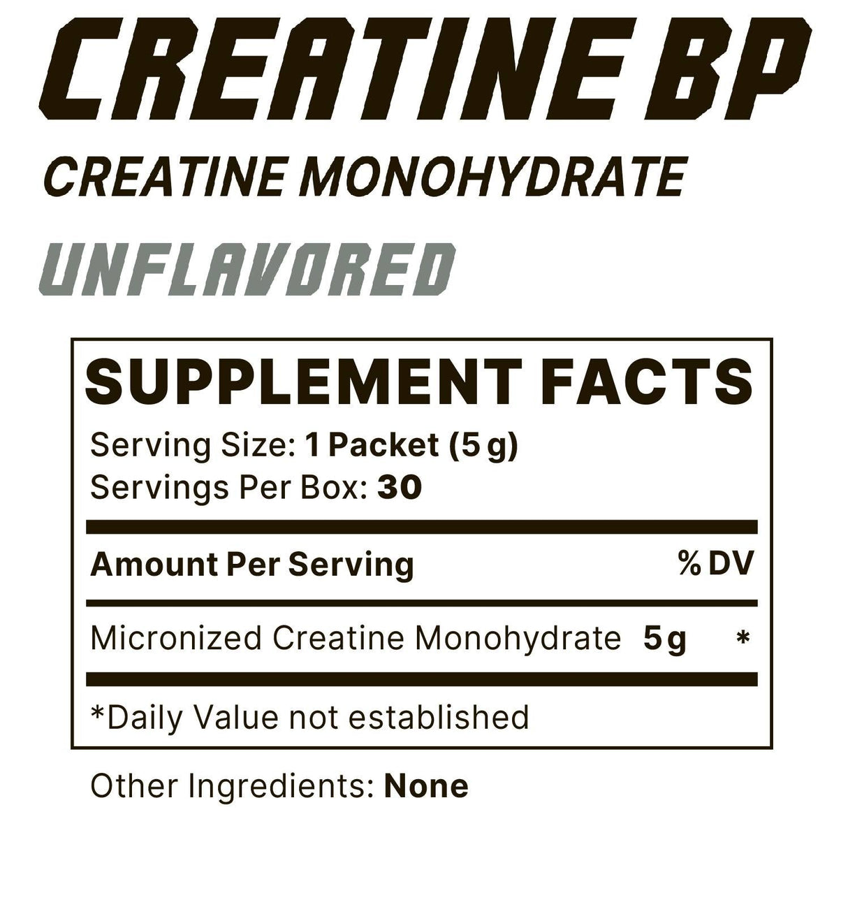 Креатин BP Sachets | Creapure® - 30 x 5 грама