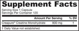 Креатин монохидрат 800 mg 120 капсули