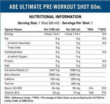Абе изстрел | Всички черни всичко предварително тренировка - 12 x 60 ml
