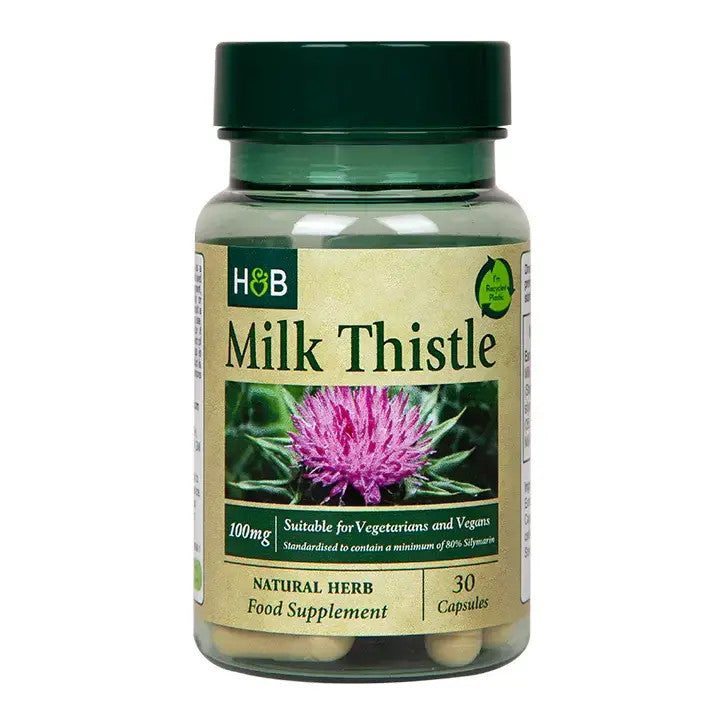 Екстракт от млечен трън (млечен трън) 30 капсули Holland & Barrett