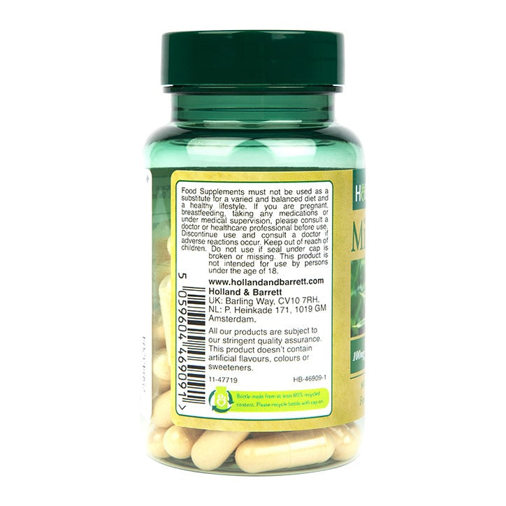 Екстракт от млечен трън (млечен трън) 60 капсули Holland & Barrett