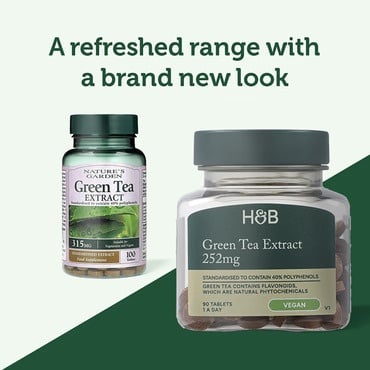 Екстракт от зелен чай 315mg 100 таблетки Holland & Barrett