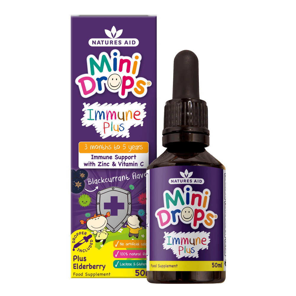 Имунна формула с капки от бъз за деца (мини капки имун плюс) 50ml Naturesaid
