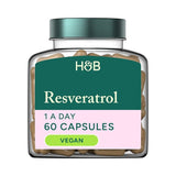 Resveratrol 250mg с екстракт от червено вино 10mg 60 капсули Holland & Barrett