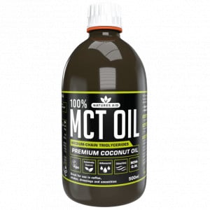 Триглицериди със средна верига от кокосово масло (100% MCT масло) 500ml Naturesaid