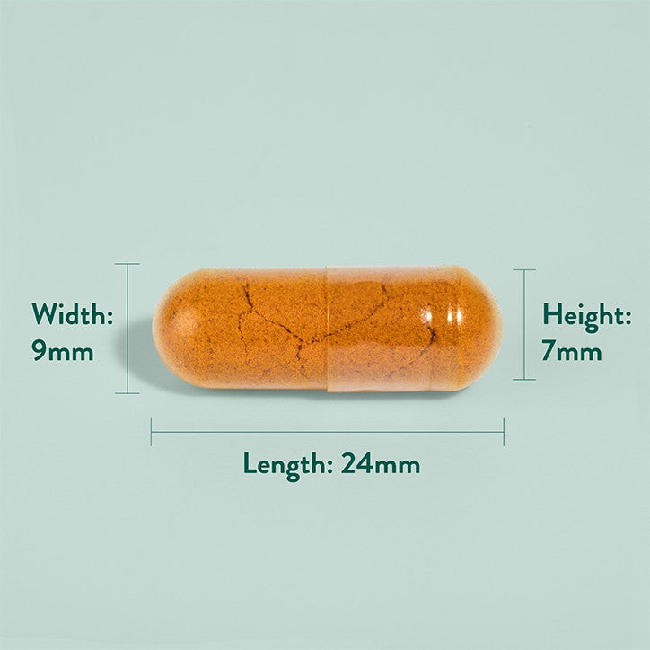 Куркума с висока якост 600mg | С черен пипер - 90 капсули
