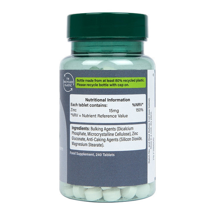Цинков глюконат 15 mg / висока якост - 240 таблетки